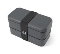 Lunch box 2 compartiments Original 1L Made in France gris Anthracite Monbento