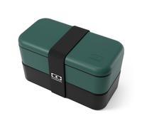 Lunch box 2 compartiments Original 1L Made in France Vert/Noir Monbento