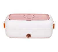 Lunch Box - 304 Stainless Steel & ABS, 10.24x4.72x5.12in Food Warmer USB Rechargeable Electric Heated Container | Leak-Proof Fast Heating Lunch Box Smart Lunch Box, Portable Food Heater For Office
