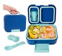 Lunch Box, 720 ml Lunch Box Umami, Boite Repas Compartiment, Bleu royal | Boite Lunchbox Enfant Adulte Boite à Bento, Sans BPA, pour Micro-onde Lave-vaisselle, École Pique-Nique Travai