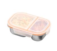 Lunch Box - 800ml Lunch Box Adults, Meal Prep Container With Compartments | Snack Storage Boxes | Stainless Steel Food Jar With Spare Seal | For School, Office, Family, Home, Picnic, Travel, Wo