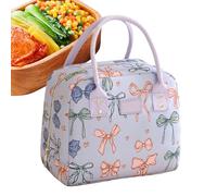 Lunch Box Bag - Reusable Leakproof Bow Container, Reusable Lunch Bags Box Holder, School Bag | For Kids Adults School Work Travel Camping Fishing Picnic Office Outdoor Hiking Food Snack