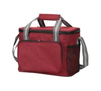 LUNCH BOX - BOITE A REPAS Sac à lunch isolé de grande capacité, sac de livraison de nourriture style-Wine Red3