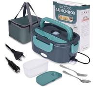Lunch Box Chauffante, 3 en 1 Boite Chauffante Repas(12V - 24V - 220V), 1.5L Portable Boite a Repas Chauffante , 60W Gamelle Cha A29