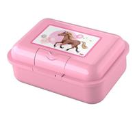 HABA Boîte à goûter (Lunch box) – Thème Chevaux – Rose – Dès 3 ans