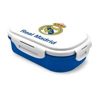KIDS EUROSWAN Boîte à repas avec couverts Real Madrid Blanc 21x14x6 cm