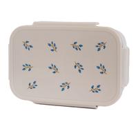 Lunch box en plastique recyclé Taupe-Myrtille