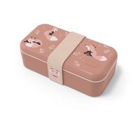 monbento - Lunch Box Enfant MB Foodie Fox - Renard - Boîte Repas Enfant - Idéal Ecole/Parc - Sans BPA - Durable et Sûr - Rose