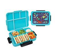 Lunch Box For Girls - Support de nourriture pour le déjeuner pour | Conteneurs à 5 compartiments anti-fuite avec vaisselle pour voyage et stockage des aliments fruits