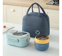 Lunch Box - INOTEC - Ensemble Isotherme - 1200ml + 600ml - Élégant - Pratique