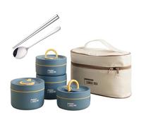 Lunch Box Isolée - Conteneur alimentaire avec compartiment isotherme | Bnto Lorzon Box avec sac à déjeuner et ustensiles