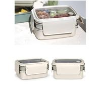 Lunch Box Isotherme Double Étage Capacité 600 Ml Et 400 Ml