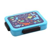 Lunch Box Kids, Snackle Case Container, 5 Compartments Leakproof Meal Storage Organizer, Safe Material Tableware Set, Portable Lunch for Travel, Picnic, Beach, Outing, School, 9.84x7.48x1.97 Inches