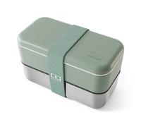 Lunch box métal 2 étages 1,2l vert