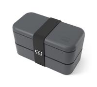 Lunch box 2 compartiments Original 1L Made in France gris Anthracite Monbento