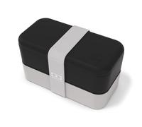 Lunch box rectangle 2x500ml noir coton