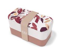 Lunch box rectangulaire 2x500ml rose vegetal