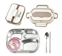 Lunch Box - Stainless Steel Leak-Proof Dishwasher Safe with Soup Jar
