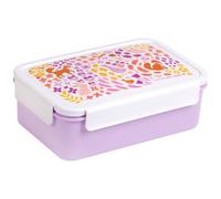 Lunch box violet, blanc, jaune TU
