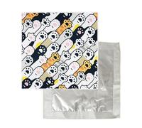 Lunch Cloth For Wrapping, Reusable Aluminum Foil Lining, 19.68 Inch Sheet