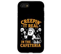 Lunch Lady Halloween Creepin' It Real Cafétéria Cuisine Coque pour iPhone SE (2020) / 7 / 8