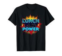 Lunch Lady Power : Pop Art rétro pour Les héros de la Restauration T-Shirt, Homme, Noir, S
