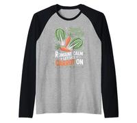 Lunch Lady Romaine Calme Laitue Carotte Sur Funny Colleague Manche Raglan