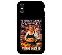 Lunch Lady Squad Stirring Things Up School Cafétéria Bootleg Coque pour iPhone X/XS