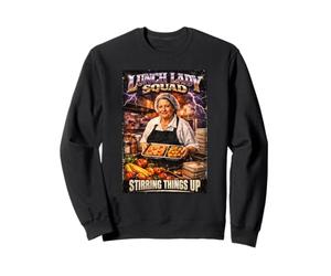 Lunch Lady Squad Stirring Things Up School Cafétéria Bootleg Sweatshirt