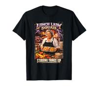 Lunch Lady Squad Stirring Things Up School Cafétéria Bootleg T-Shirt