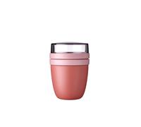 Rosti Mepal Bol muesli à emporter Ellipse - 2 compartiments 500+200 ml - Vivid mauve