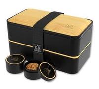 Bento Original 1,2 l noir et décor bambou Umami