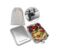 Rosenstein & Söhne Lunchbox en métal avec parois de séparation - 1,4 L
