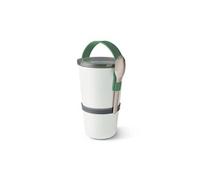 Black+Blum Boîte à déjeuner Lunch Pot 900 ml – Anti‑fuite, Sans BPA, Fourchette inox – Argenté