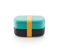 Lunchbox To go turquoise plastique 19.2x10 cm