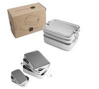 Lunchboxen 3in1 Participation Boîte à Sandwich Jausenbox En Inox Support