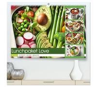 Lunchpaket Love - Einfach, lecker, gesund (hochwertiger Premium Wandkalender 2026 DIN A2 quer), Kunstdruck in Hochglanz: Ein Essenskalender speziell für das Büro