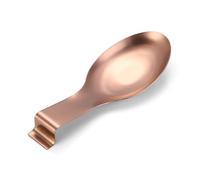 LUNCHS Repose Cuillère Cuisine Matériau Métallique Longue Durée, Convient Aux Chefs D'Hôtels Et De Restaurants(Bronze)