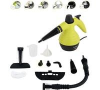 LUND Nettoyeur de Nettoyeur à vapeur manuel professionnel avec 6 accessoires - Nettoyeur de Vapeur - Verrouillage enfant - Set de 10 pièces - 900W-1050W - Vert -