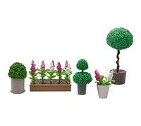 Lundby Accessoires pour Maison de poupées - Meubles de Maison de poupée - Fleurs et Plantes de Jardin - 15 pièces pour Mini poupées de 11 cm - 4+ 1:18