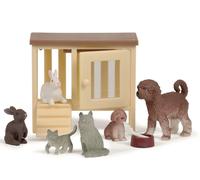 Lundby Lapin Clapier & Animaux Ensemble 1:18 Maison de Poupées Accessoires