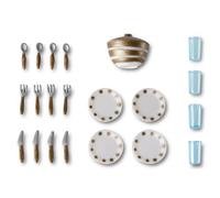 Lundby Maison de Poupées Dîner Service 1:18 Échelle Accessoire Cuisine Ensemble