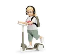 Lundby Maison de Poupées Fille Sac à Dos Trotinette & Écouteurs 1:18