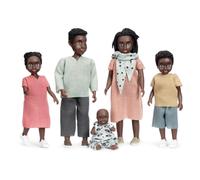 Lundby Poupées Maison Billie Famille Maman Papa Avec 2 Enfants Et Bébé Moderne