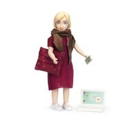 Lundby Poupées Maison Femme Avec Ordinateur Portable,Téléphone Portable & Sac