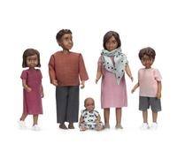 Lundby Poupées Maison Nikki Famille Maman Papa Avec 2 Enfants & Bébé Moderne
