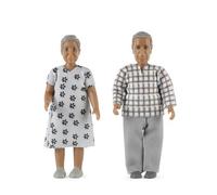 Lundby Poupées Maison Nikki Grand-Mère & Grand-Père Âgée Couple Moderne People 1
