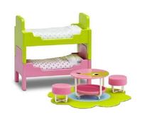 Lundby Smaland 1:18 Maison de Poupées Lit Superposé Enfants Chambre Meubles Jeu