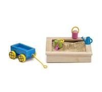 Lundby Smaland 1:18 Poupées Maison Jardin Accessoires Bac à Sable Jeux Jeu Set