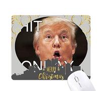 lundi, le président américain trump drôle la nuit de noël, tapis de souris en caoutchouc